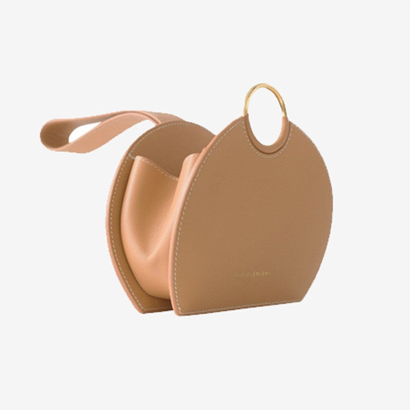 Fashion Simple Semicircle Saddle Ring Handbag