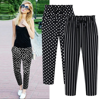 Fashion Chiffon cropped pants