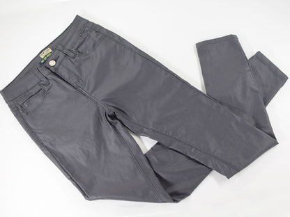 Fashion Body Leather Denim Pants