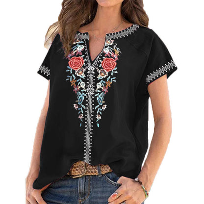 Fashion Ethnic Print Top