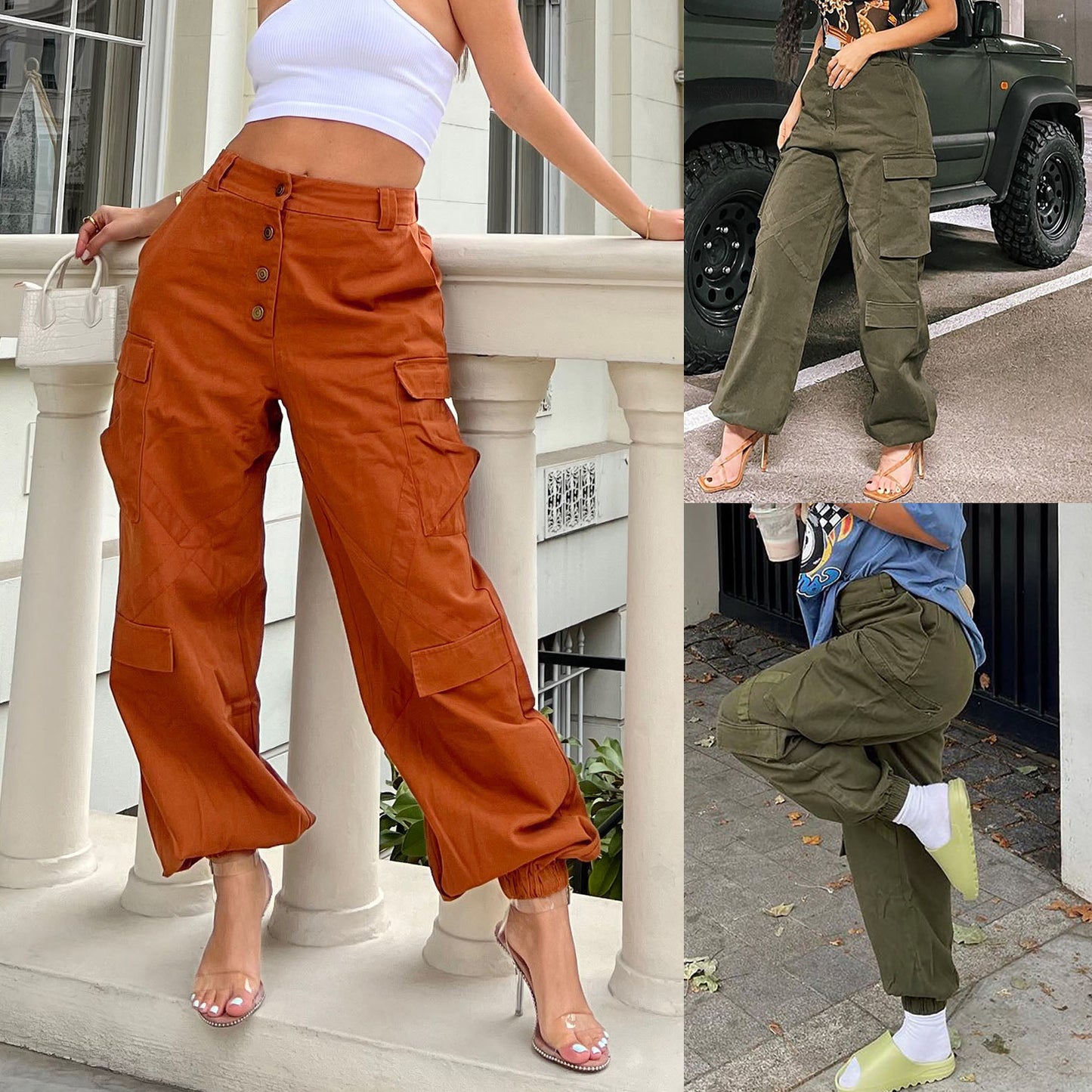 Fashion Casual Cargo Pants