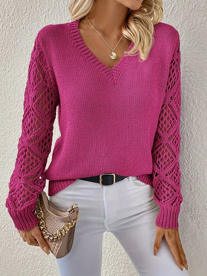 Fashion Hollow Knitted Sweater