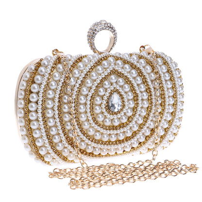 Fashion Banquet Pearl Clutch