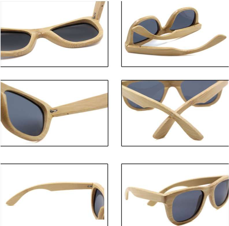 Fashion Bamboo Polarized Sunglasses