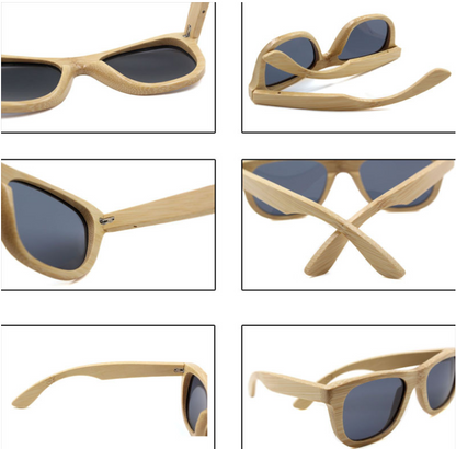 Fashion Bamboo Polarized Sunglasses