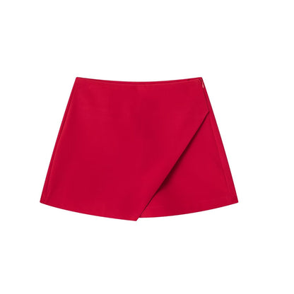 Fashion Asymmetric Skirt Short