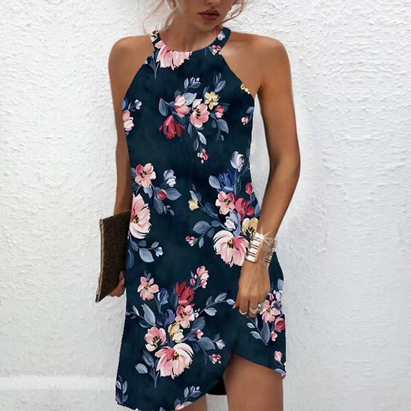 Fashion Print Sleeveless Dress