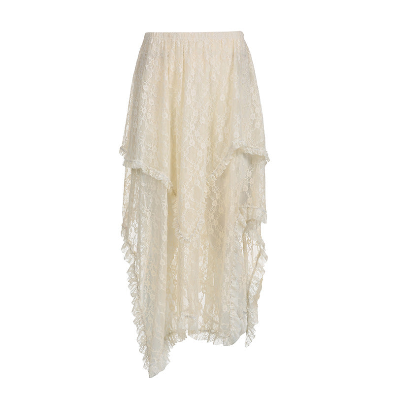 Fashion Retro Trendy Lace Skirt