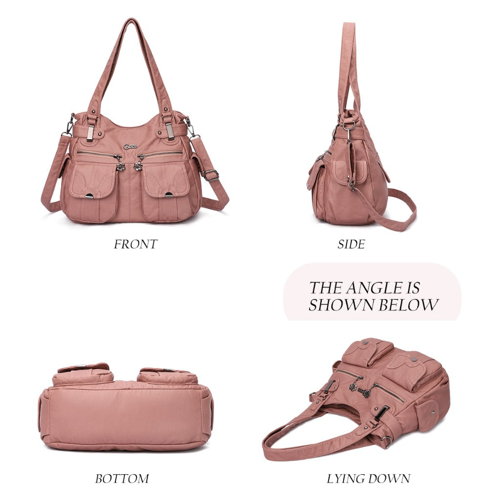 Fashion Soft Leather Crossbody Bags