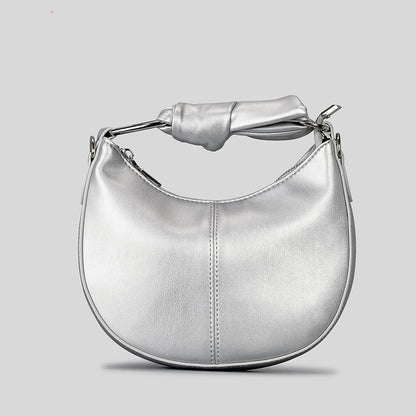 Fashion Simple Soft PU Saddle Bag