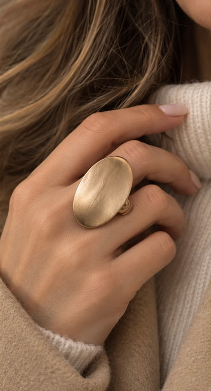 Veyra Sculptural Statement Ring