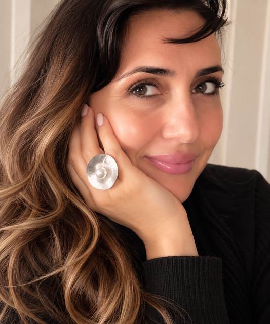 Veyra Sculptural Statement Ring