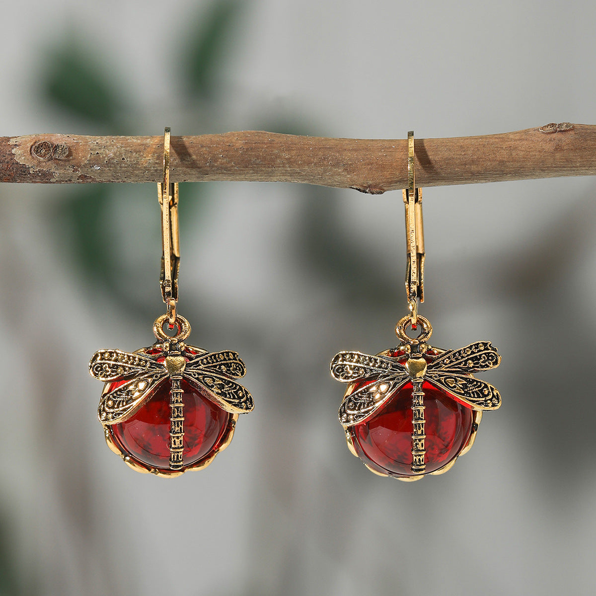 Fashion Retro Dragonfly Earrings