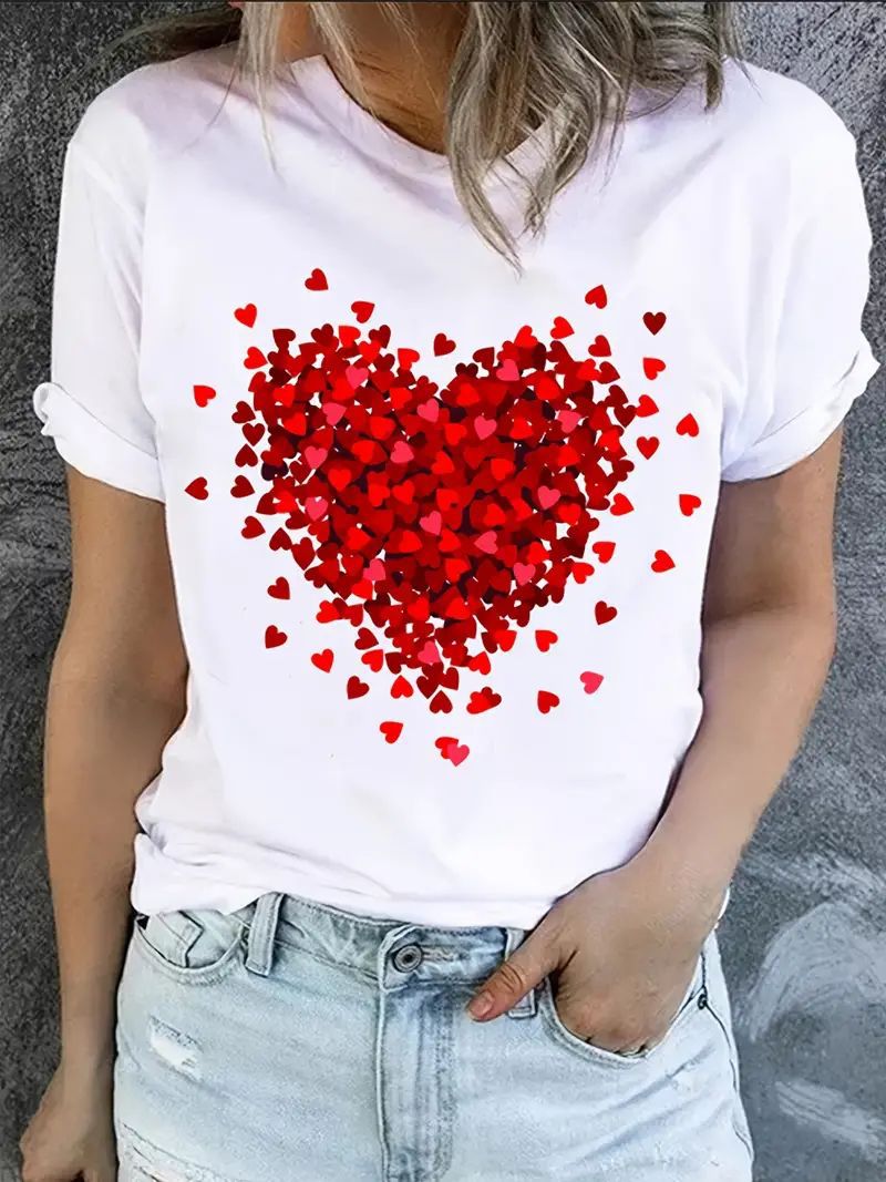 Fashion Chest Simple Printed T-Shirt