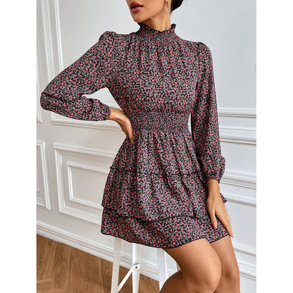 Fashion Temperament Leisure Floral Dress