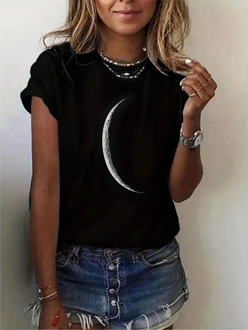 Fashion Chest Simple Printed T-Shirt