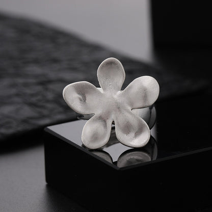 Fashion Irregular Thick Gold And Silver Color Ring