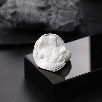Fashion Irregular Thick Gold And Silver Color Ring