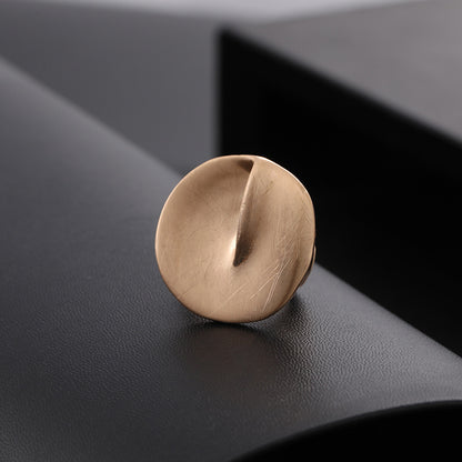 Fashion Irregular Thick Gold And Silver Color Ring