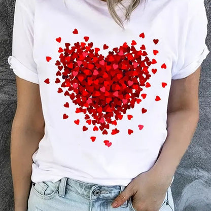 Fashion Chest Simple Printed T-Shirt