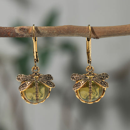 Fashion Retro Dragonfly Earrings