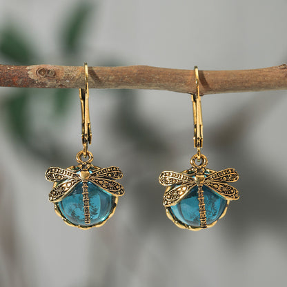 Fashion Retro Dragonfly Earrings