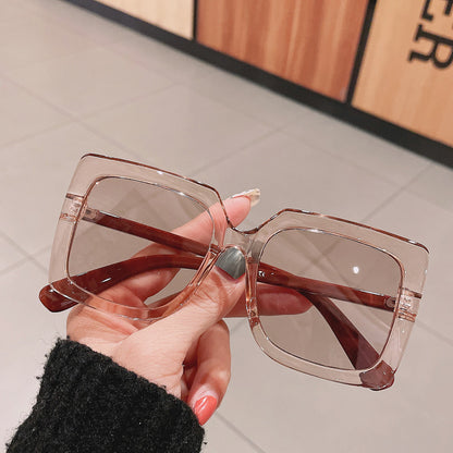 Fashion Square Plain Large Sunglasses