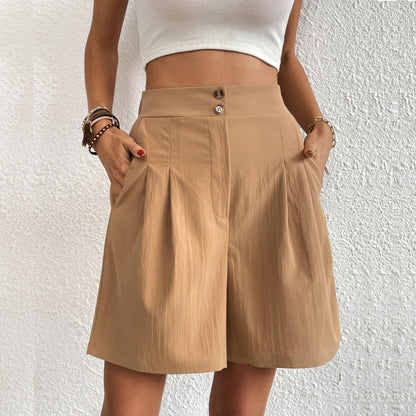 Fashion Leisure High Waist Shorts