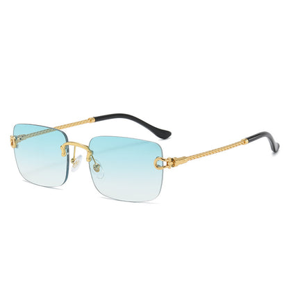 Fashion Frameless Square Sunglasses