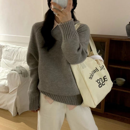 Fashion Pullover Knitted Sweater