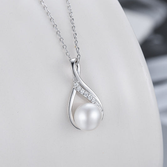 Fashion Silver Freshwater Pearl Pendant