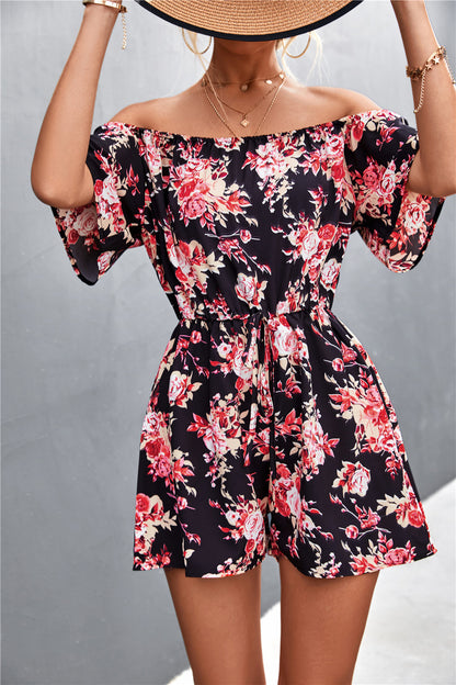 Fashion Floral Jumpsuit Set