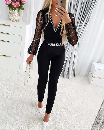 Fashion Personalized Printed Jumpsuit