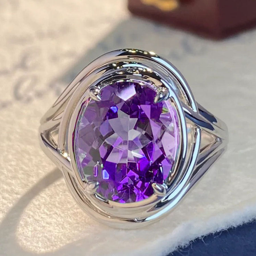 Fashion Amethyst Ring