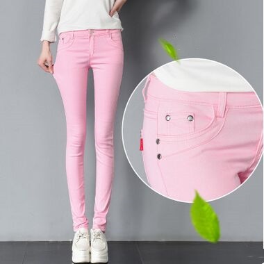 Fashion Color pencil pants