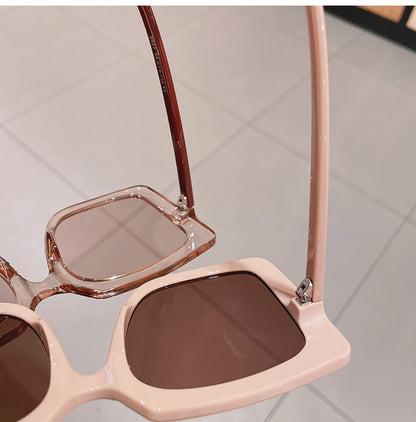 Fashion Square Plain Large Sunglasses