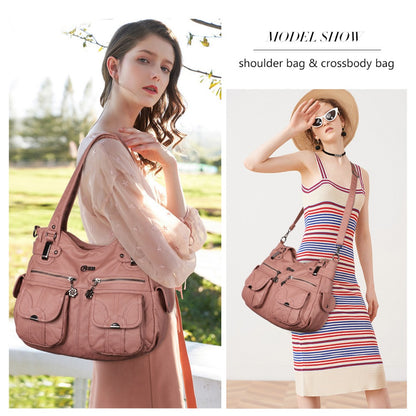 Fashion Soft Leather Crossbody Bags