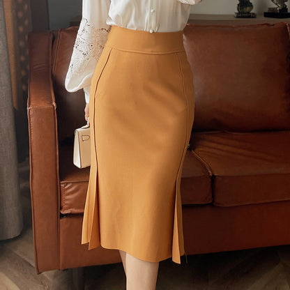 Fashion Fishtail Sheath Split Skirt