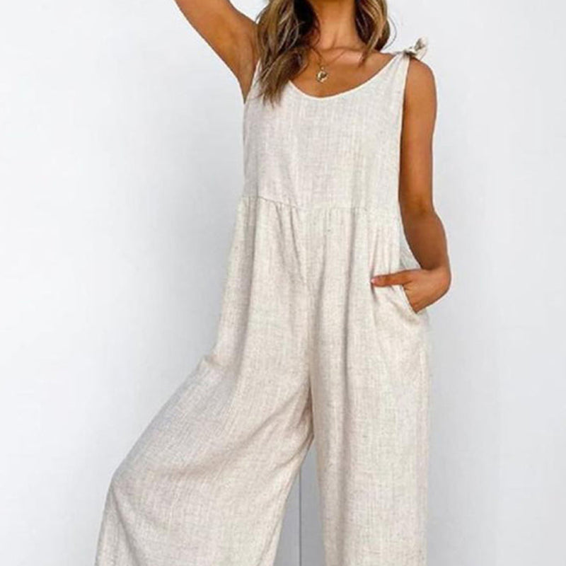 Fashion One-piece Sleeveless Jumpsuits