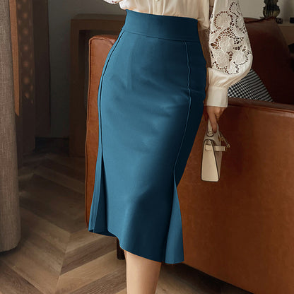 Fashion Fishtail Sheath Split Skirt