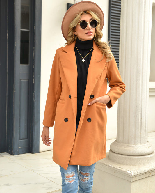 Fashion Long Lapel Jacket