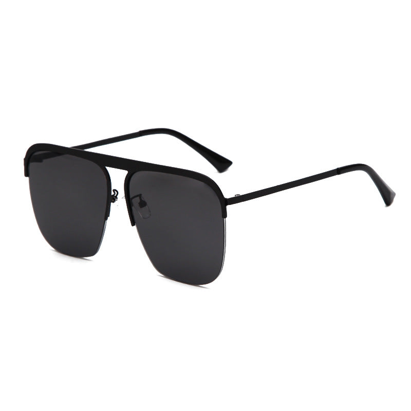 Fashion Trend Half Frame Sunglasses