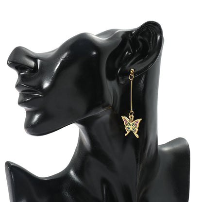 Fashion Butterfly Tassel Earrings