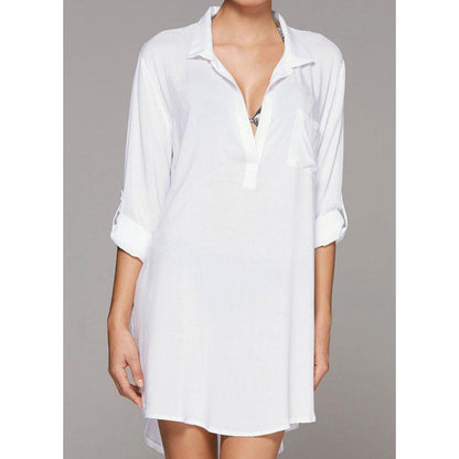 Fashion Beach Cover-up Sun Protection Shirt