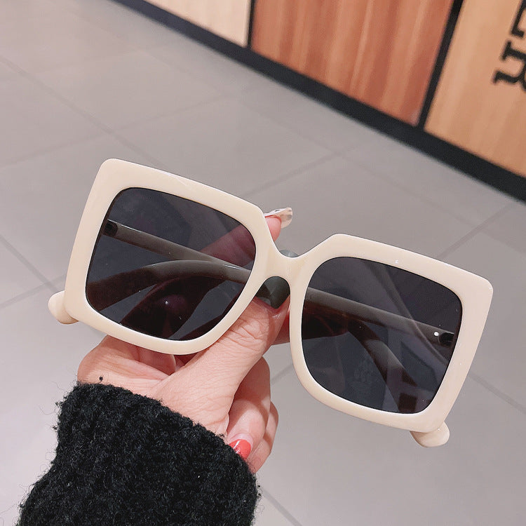 Fashion Square Plain Large Sunglasses