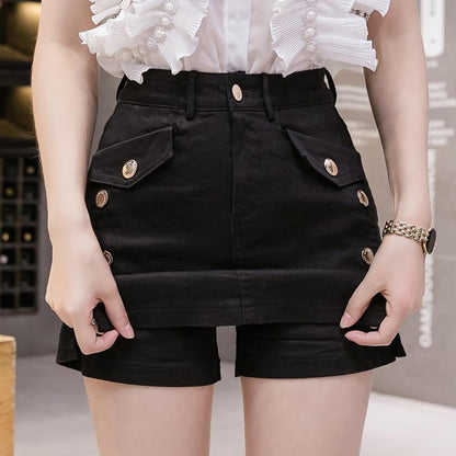 Fashion Denim Short Culotte