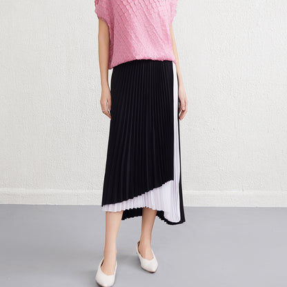 Fashion Temperament Wild Irregular Skirt