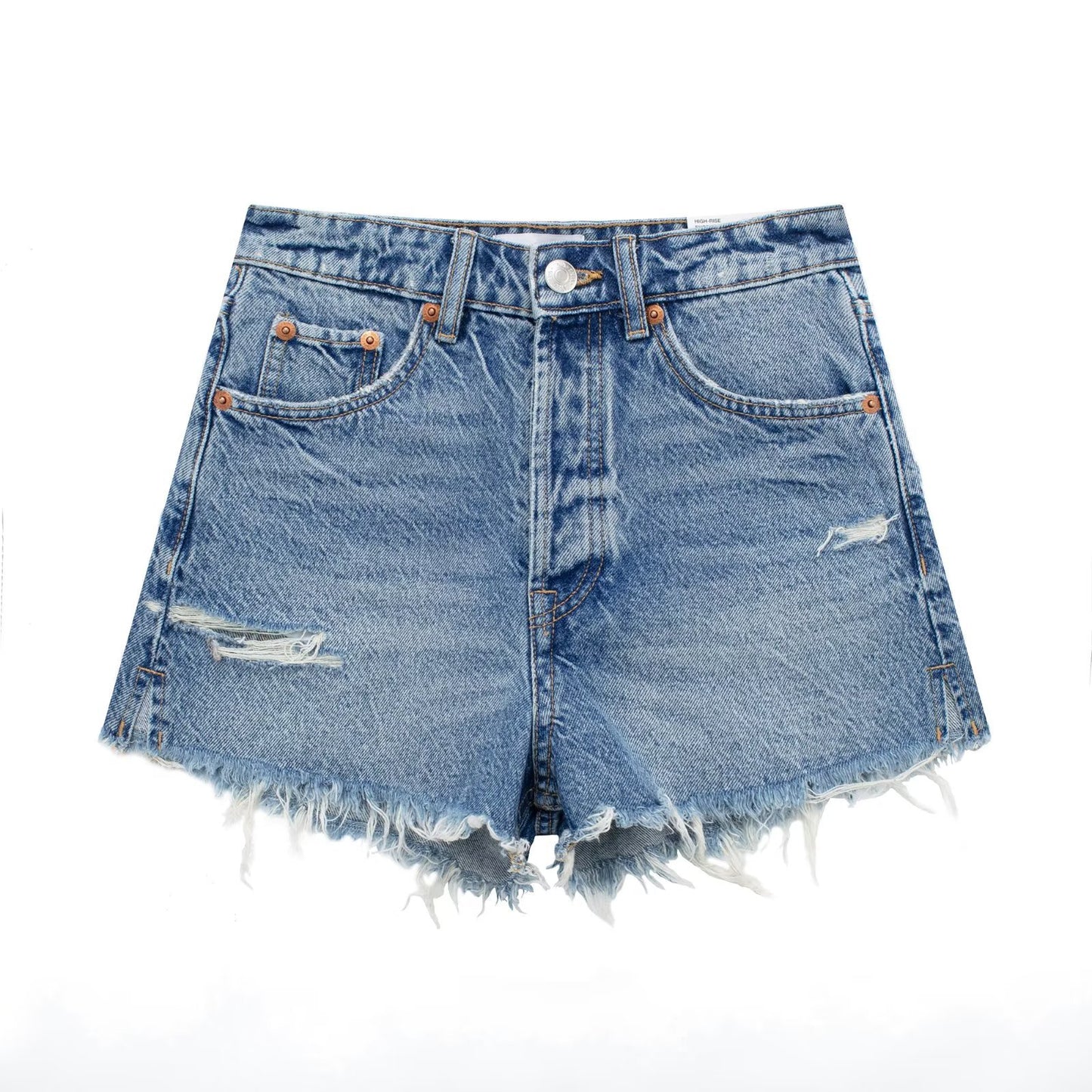 Fashion Slimming High Waist Denim Shorts