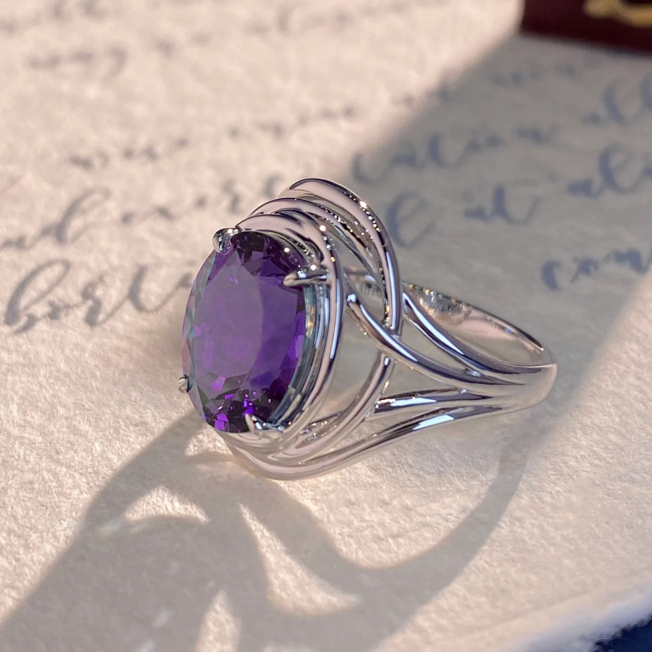 Fashion Amethyst Ring