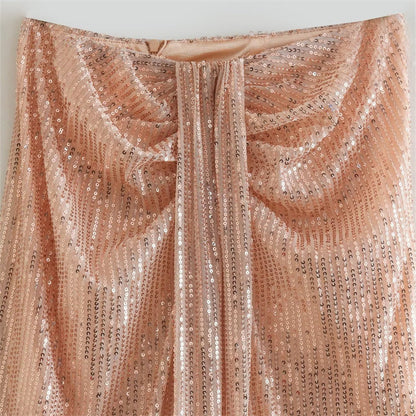 Fashion Slimming Sequins Skirt